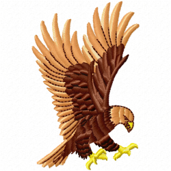 Eagle And Falcon Embroidery Design 9 Eagle And Falcon Embroidery Design 9
